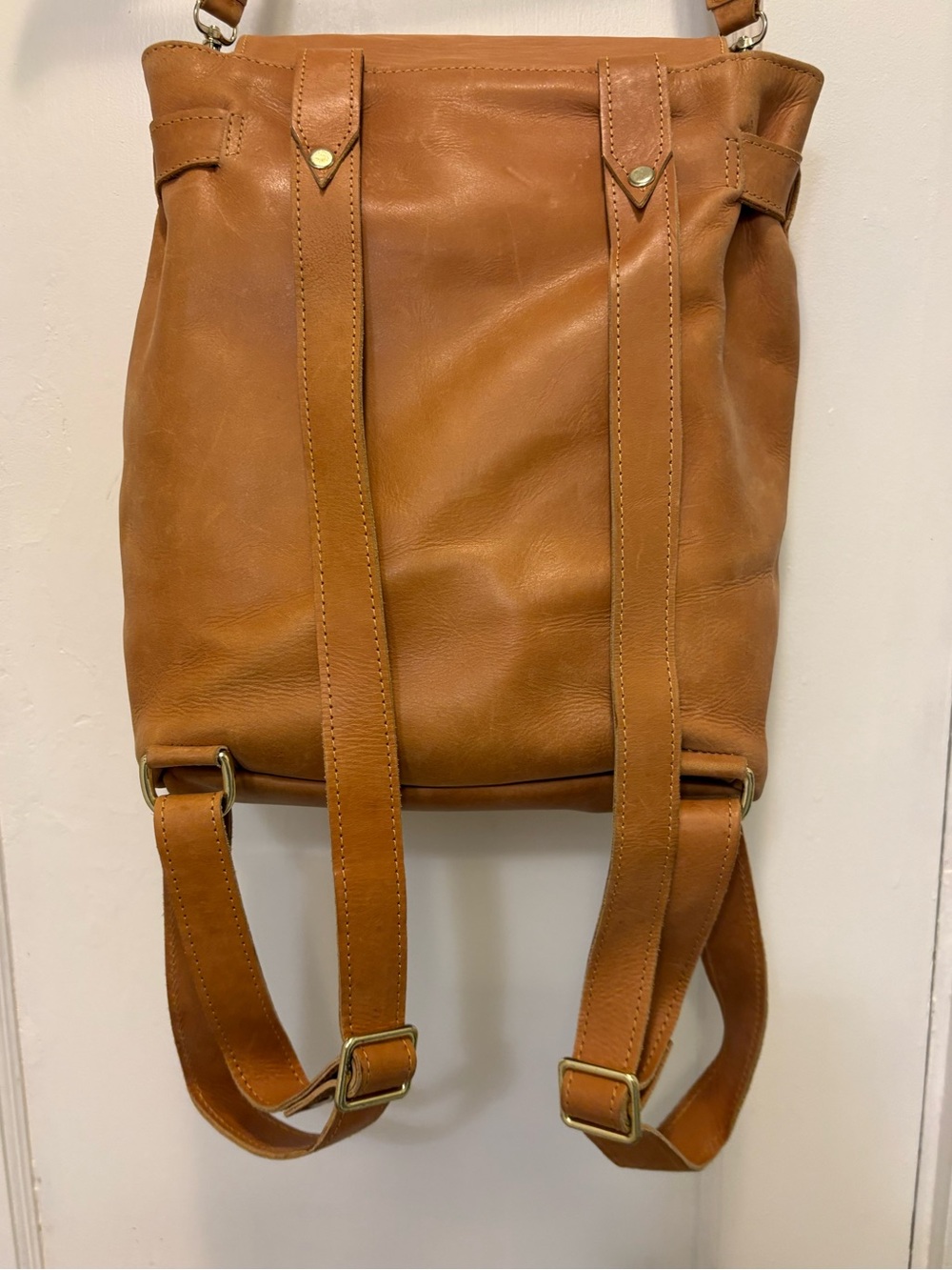 Noonday Collection Leather Backpack Tote - Picture 5 of 11